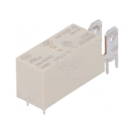 Releu Electromagnetic SPST-NO 24VDC 20A | Electronic-mag.ro | Componente Electronice