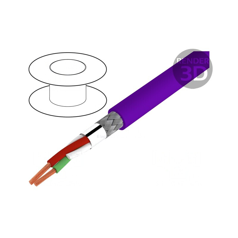 Cablu Automatizări RS422/RS485 1x2x0.64mm2 Cu PVC 225V | Electronic-mag.ro | Componente Electronice Cablu Automatizări RS422/RS485 1x2x0.64mm2 Cu PVC 225V | Electronic-mag.ro | Componente Electronice