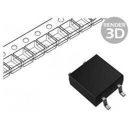 Releu semiconductor SPST-NO 400mA SMT 60VAC/60VDC | Electronic-mag.ro | Componente Electronice