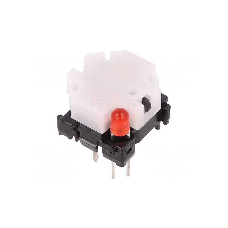 Comutator tastatură 2 SPST-NO LED roșu 0.1A 28VDC Alb | Electronic-mag.ro | Componente Electronice Comutator tastatură 2 SPST-NO LED roșu 0.1A 28VDC Alb | Electronic-mag.ro | Componente Electronice