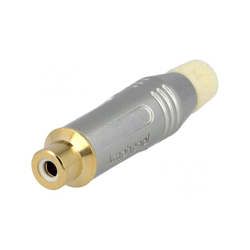 Mufă RCA Mamă Drept Lipire Gri Aurit | Electronic-mag.ro | Componente Electronice Mufă RCA Mamă Drept Lipire Gri Aurit | Electronic-mag.ro | Componente Electronice