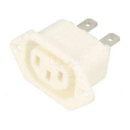 Conector Alimentare AC Soclu Mamă 10A 250VAC IEC 60320 | Electronic-mag.ro | Componente Electronice