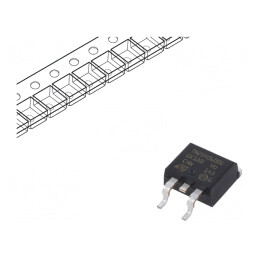 Tiristor 600V 25A D2PAK SMD Bandă