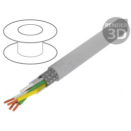 Cablu Ecranat Li2YCY-TP 2x2x0,5mm2 Cupru Cositorit