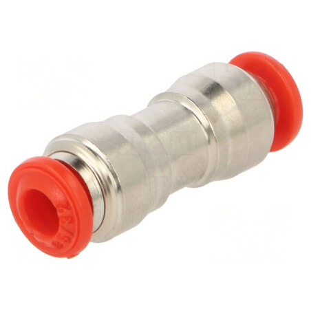 Racord Push-In Simplu Alamă Nichelată 20bar | Electronic-mag.ro | Componente Electronice