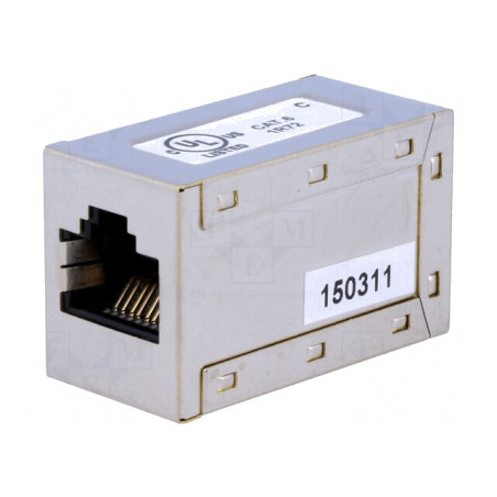 Adaptor Ecranat Cat 6 8P8C | Electronic-mag.ro | Componente Electronice