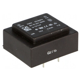 Transformator Încapsulat 0,5VA 230V AC 15V 33mA PCB | Electronic-mag.ro | Componente Electronice