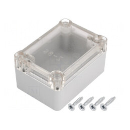 Carcasă Universală ABS Gri cu Garnitură 50x70x36mm | Electronic-mag.ro | Componente Electronice