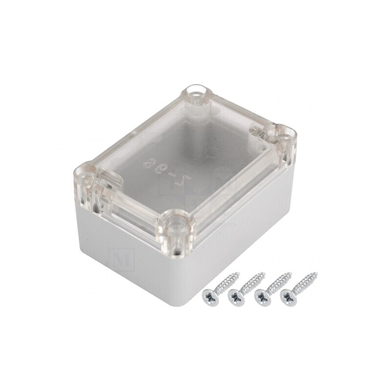 Carcasă Universală ABS Gri cu Garnitură 50x70x36mm | Electronic-mag.ro | Componente Electronice