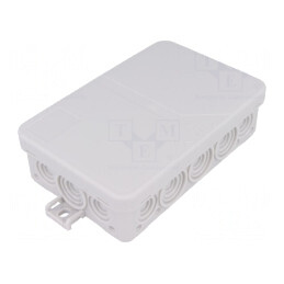 Cutie de Conexiuni IP55 Gri 85x130x37mm | Electronic-mag.ro | Componente Electronice