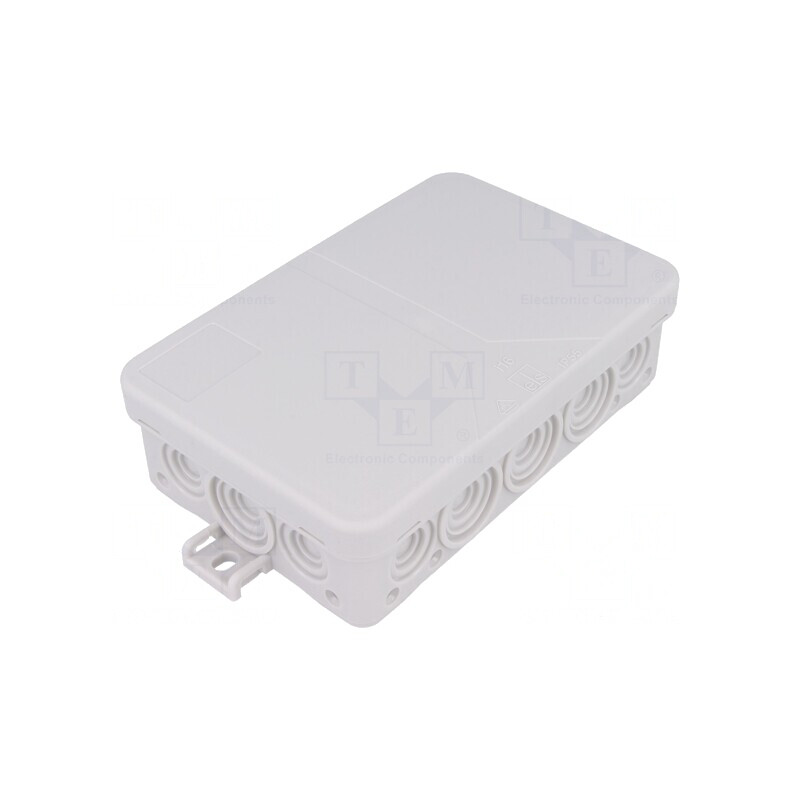 Cutie de Conexiuni IP55 Gri 85x130x37mm | Electronic-mag.ro | Componente Electronice