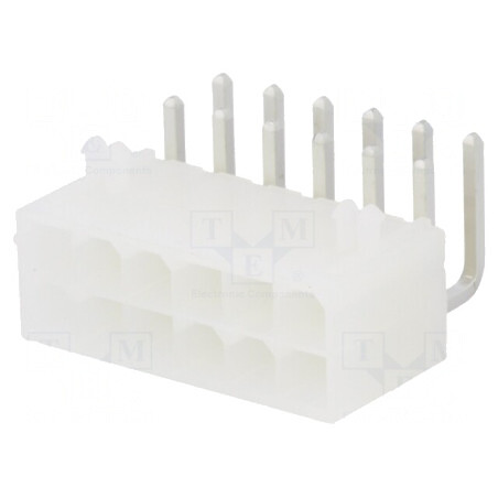 Soclu cablu-placă Mini-Fit Jr 4,2mm 12 pini 13A | Electronic-mag.ro | Componente Electronice