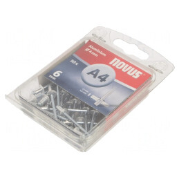 Diblu Aluminiu 4mm x 6mm, Set 30 Bucăți | Electronic-mag.ro | Componente Electronice