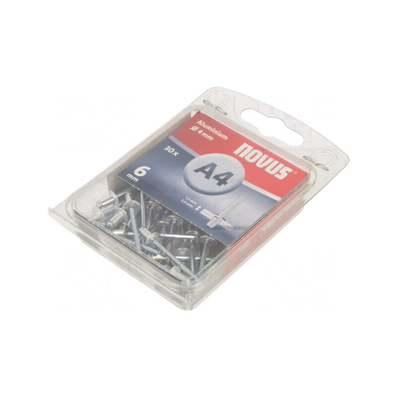 Diblu Aluminiu 4mm x 6mm, Set 30 Bucăți | Electronic-mag.ro | Componente Electronice