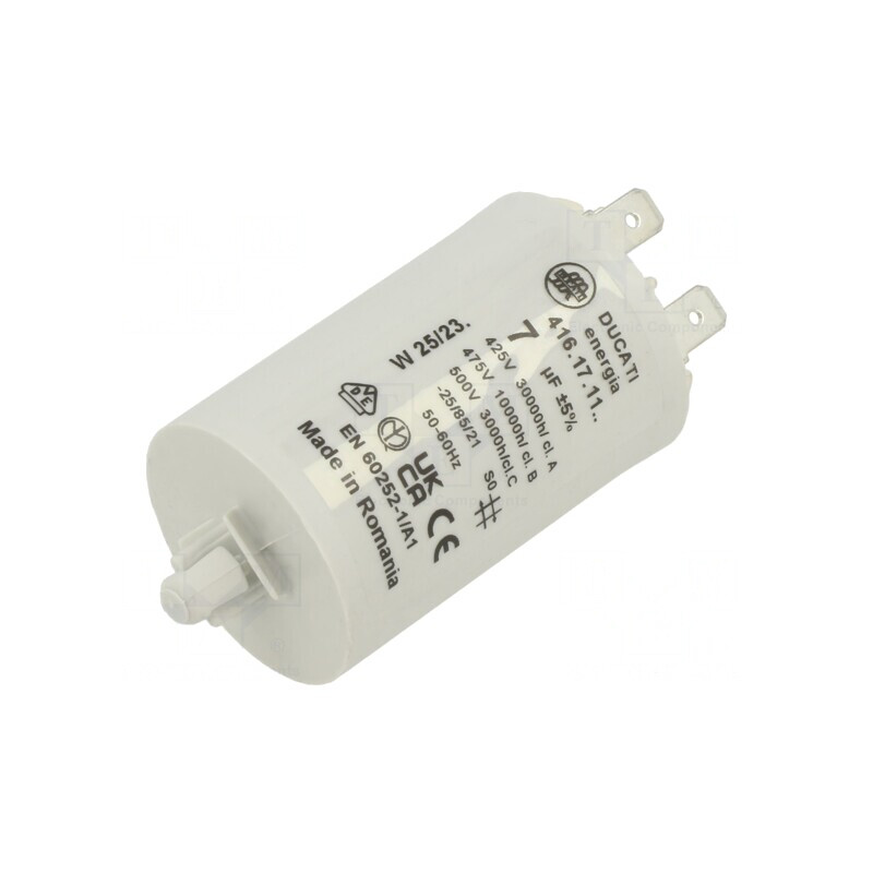 Condensator 7uF 425VAC pentru motoare | Electronic-mag.ro | Componente Electronice