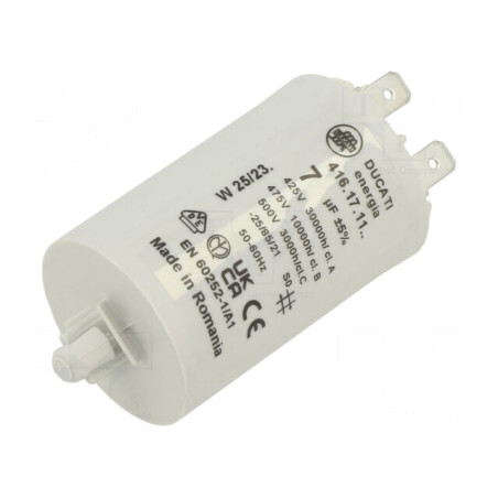 Condensator 7uF 425VAC pentru motoare | Electronic-mag.ro | Componente Electronice