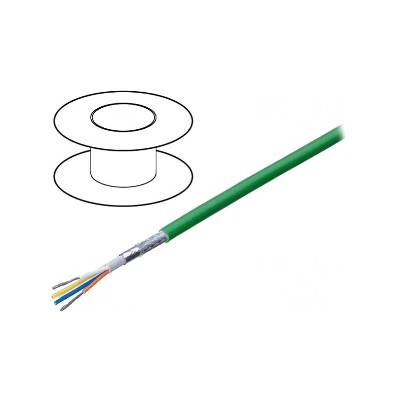 Cablu Ethernet Industrial SF/UTP 4x22AWG PROFINET 5e | Electronic-mag.ro | Componente Electronice