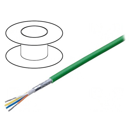 Cablu Ethernet Industrial SF/UTP 4x22AWG PROFINET 5e | Electronic-mag.ro | Componente Electronice