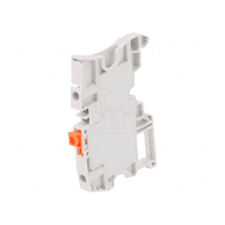 Conector de Şine Gri 0,2-4mm² 2 Borne 6mm | Electronic-mag.ro | Componente Electronice