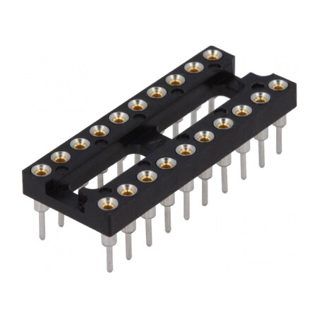 Soclu DIP20 2,54mm THT pentru Circuite Integrate | Electronic-mag.ro | Componente Electronice