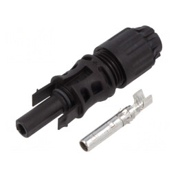 Conector solar mamă drept crimpat MC4 Evo 2 10mm2 | Electronic-mag.ro | Componente Electronice