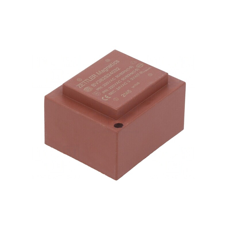 Transformator Încapsulat 3,2VA 230V-24V PCB | Electronic-mag.ro | Componente Electronice