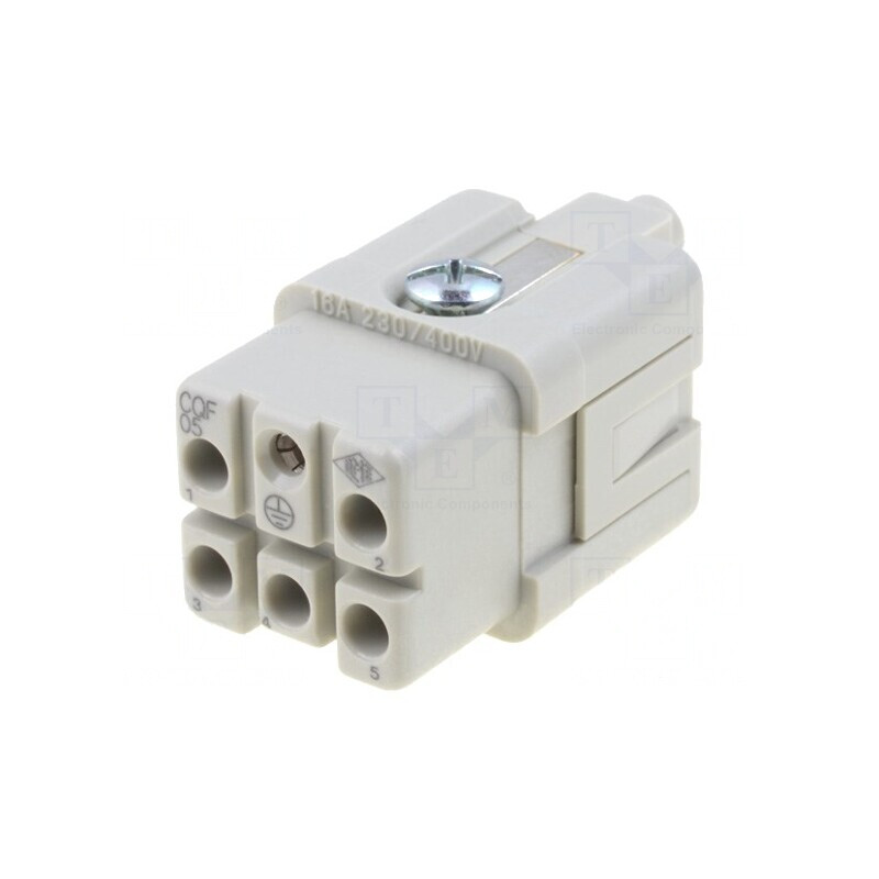 Conector HDC Mamă 6(5+1) 5 PE | Electronic-mag.ro | Componente Electronice