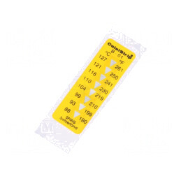 Indicator de temperatură; °C,°F; 15x45mm; CelsiStrip