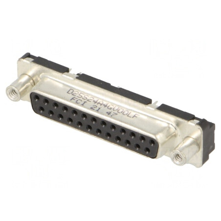 D-Sub 25-Pin Soclu Mamă pentru Panou | Electronic-mag.ro | Componente Electronice