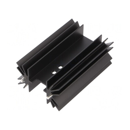 Radiator extrudat negru 25mm x 41.6mm TO218/TO220/TO247 | Electronic-mag.ro | Componente Electronice