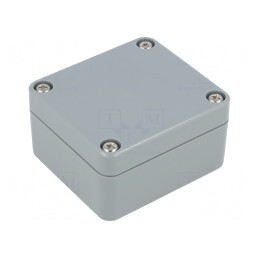 Carcasă universală ABS gri închis IP65 58x64x35mm | Electronic-mag.ro | Componente Electronice