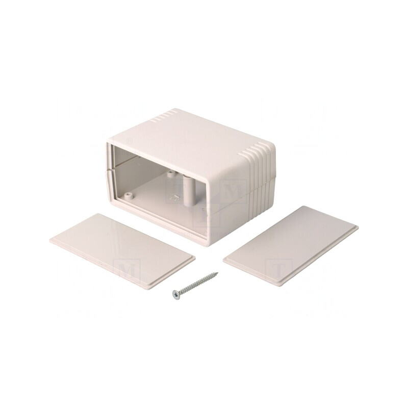 Carcasă ABS Gri cu Panou 89x64x47mm | Electronic-mag.ro | Componente Electronice