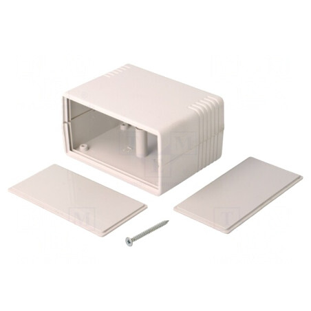 Carcasă ABS Gri cu Panou 89x64x47mm | Electronic-mag.ro | Componente Electronice