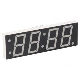 Afișaj LED 7 Segmente 24mm 4 Digiti Galben-Verde | Electronic-mag.ro | Componente Electronice