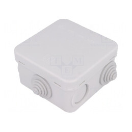 Cutie de Conexiuni pentru Perete 75x75x42mm | Electronic-mag.ro | Componente Electronice