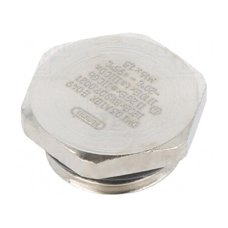Capac de protecție IP68 alamă nichelată M16 1,5 | Electronic-mag.ro | Componente Electronice