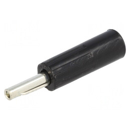 Mufă Banană 4mm 16A 50VDC Neagră | Electronic-mag.ro | Componente Electronice
