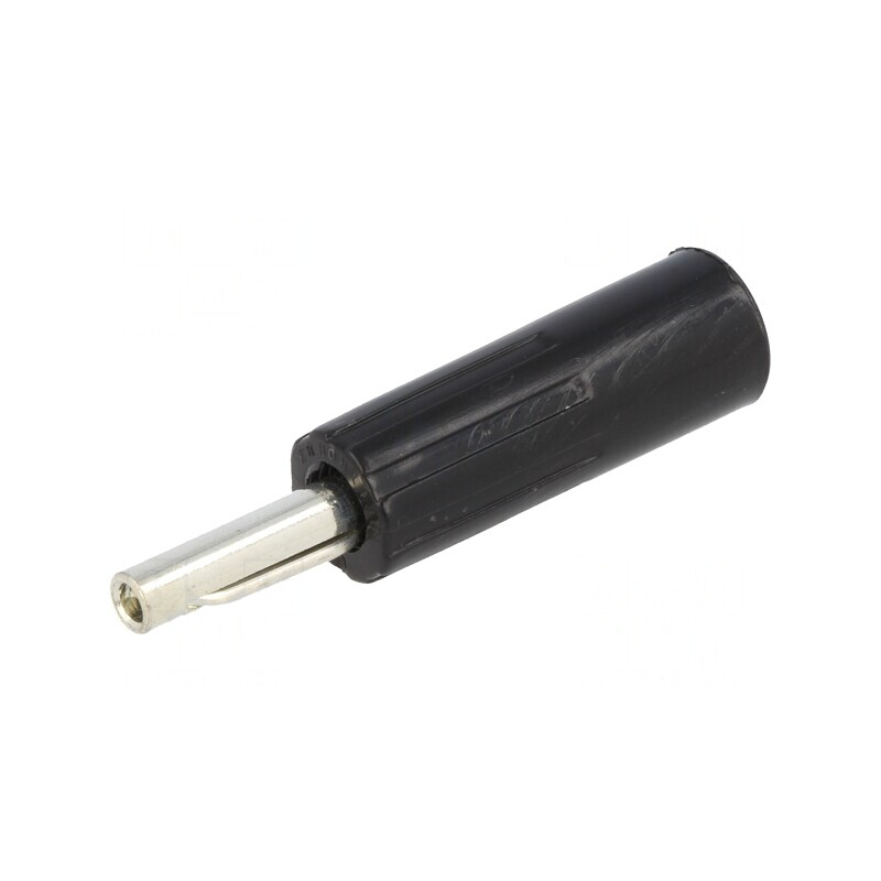 Mufă Banană 4mm 16A 50VDC Neagră | Electronic-mag.ro | Componente Electronice