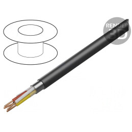 Cablu Exterior pentru Montaj În Pământ 2x2x0.8mm EiB/KNX | Electronic-mag.ro | Componente Electronice