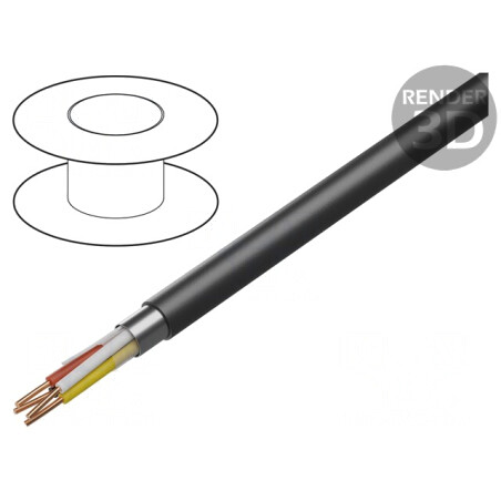 Cablu Exterior pentru Montaj În Pământ 2x2x0.8mm EiB/KNX | Electronic-mag.ro | Componente Electronice