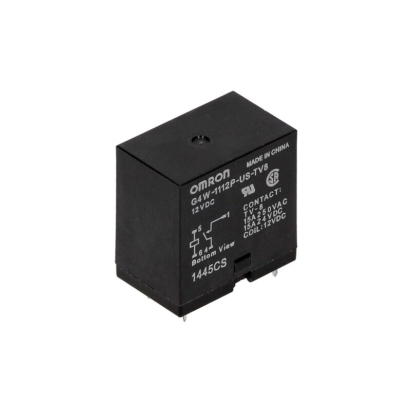 Releu Electromagnetic SPST-NO 12VDC G4W PCB | Electronic-mag.ro | Componente Electronice