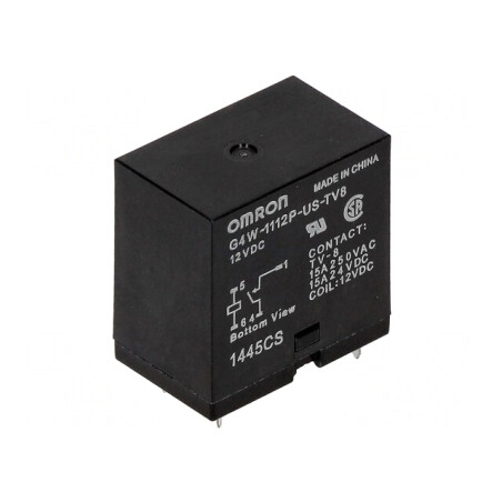 Releu Electromagnetic SPST-NO 12VDC G4W PCB | Electronic-mag.ro | Componente Electronice