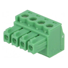 Regletă Conexiuni 3,81mm 4 Piste Drept Mufă | Electronic-mag.ro | Componente Electronice