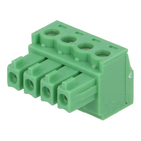 Regletă Conexiuni 3,81mm 4 Piste Drept Mufă | Electronic-mag.ro | Componente Electronice