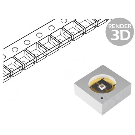 LED UV-C 1W 120° 150mA 265-280nm