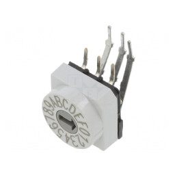 Întrerupător codificare HEX/BCD 16 poziții THT 80mΩ | Electronic-mag.ro | Componente Electronice