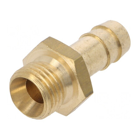 Racord Furtun Alamă 9mm 1/4" Filet Extern | Electronic-mag.ro | Componente Electronice
