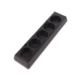 Conector Alimentare AC Mamă Splitter 2P 250V 16A Negru | Electronic-mag.ro | Componente Electronice