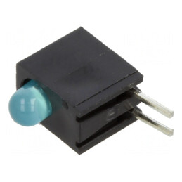 LED; în carcasă; albastru; 3mm; Nr.diode: 1; 20mA; Lentilă: difuză
