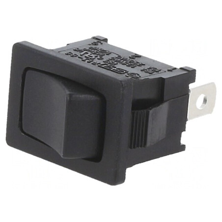 Comutator Balansier ON-OFF-ON 10A/24VDC Negru | Electronic-mag.ro | Componente Electronice